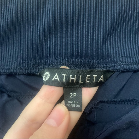 Athleta Brooklyn Ankle Pant in Navy Blue Size 2P 2 Petite - Picture 9 of 11